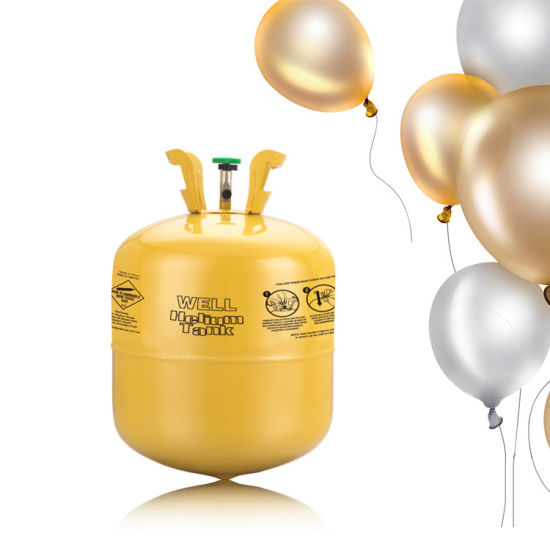 Réservoir de gaz d'hélium de 13,4 L, réservoir de ballon d'hélium certifié CE Kgs et DOT