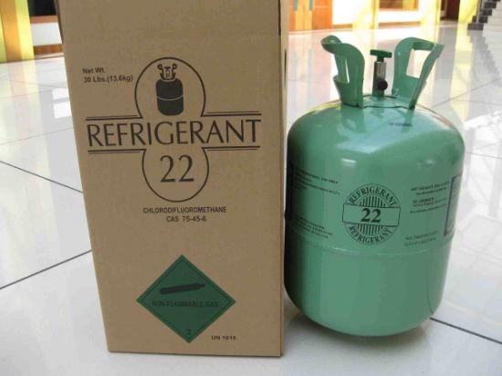 Cylindre jetable de 13,6 kg Gaz réfrigérant R22 Fréon R22
