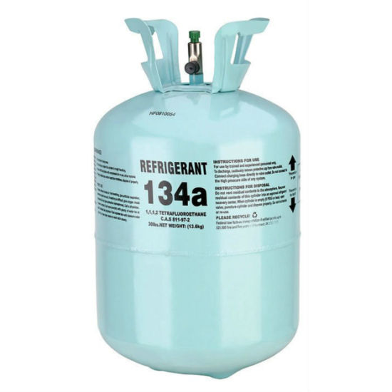 Fréon R134A de haute pureté dans un cylindre jetable de 13,6 kg