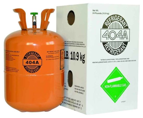 10,9 kg de gaz R404A, bouteille de réfrigérant jetable R404A
