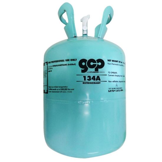 Cylindre jetable de refroidissement à CA 13.6kg 30lb gaz réfrigérant R134A