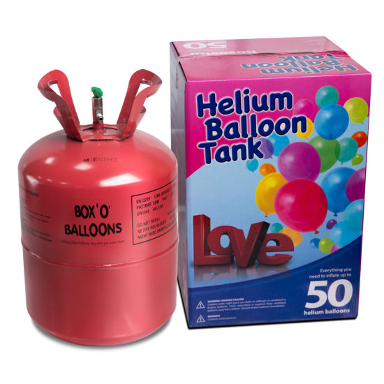 Vente d'usine 13,4 L 30 lb de gaz d'hélium pour ballons en latex