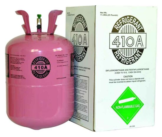 Gaz de réfrigération R32 et R125 Mélange de réfrigérant Hfc Fréon R410A